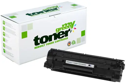 Kompatibel zu HP725 CE285A Schwarz ca. 1.600 Seiten, (My Green Toner) 