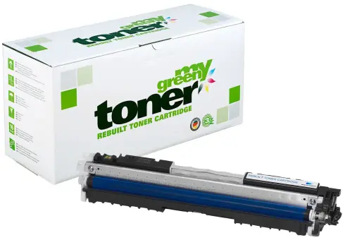 Kompatibel zu HP CE311A Cyan ca. 1.000 Seiten, (My Green Toner) 