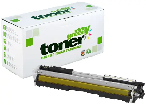 Kompatibel zu HP CE312A Gelb ca. 1.000 Seiten, (My Green Toner) 