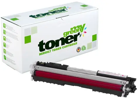 Kompatibel zu HP CE313A Magenta ca. 1.000 Seiten, (My Green) 