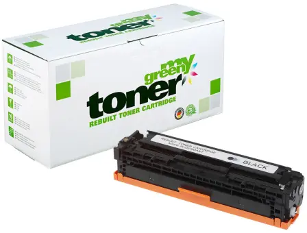 Kompatibel zu HP CE320A Schwarz ca. 2.000 Seiten, (My Green Toner) 