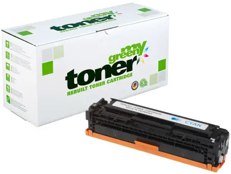 Kompatibel zu HP CE321A Cyan ca. 1.300 Seiten, (My Green Toner) 