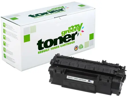 Kompatibel zu HP Q7553A Schwarz ca. 3.000 Seiten, (My Green Toner) 