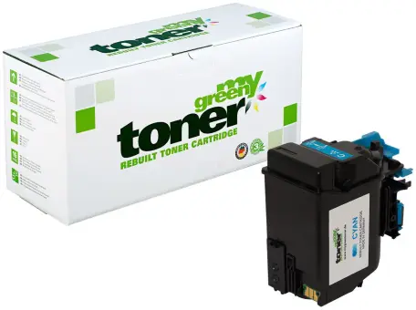 Alternativ Toner für Konica Minolta Bizhub A5X0450/TNP-48C Cyan ca. 10.000 Seiten  (My Green Toner) 