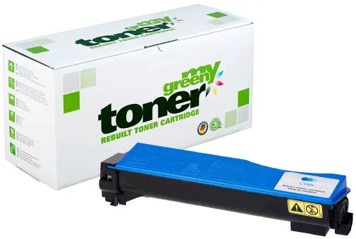 Kompatibel zu Kyocera TK-540C Cyan ca. 4.000 Seiten, (My Green Toner) 