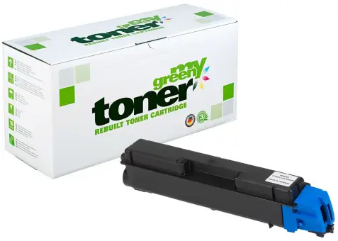 Kompatibel zu Kyocera TK-580C Cyan ca. 2.800 Seiten, (My Green Toner) 