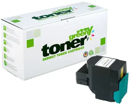 Alternativ Toner für Lexmark 24B6010 Yellow ca. 3.000 Seiten  (My Green Toner) 