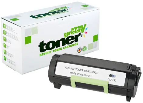 Kompatibel zu Lexmark 24B6186 Schwarz ca. 16.000 Seiten, (My Green Toner) 