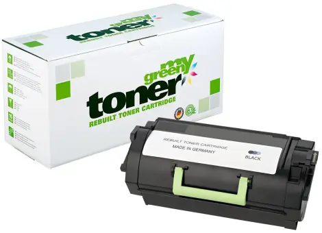 Alternativ Toner für Lexmark 52D2000 Schwarz ca. 6.000 Seiten  (My Green Toner) 