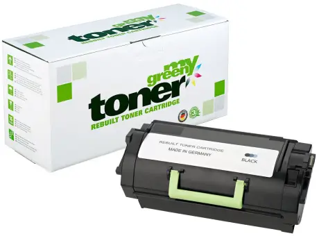 Alternativ Toner für Lexmark 53B0HA0 Schwarz ca. 25.000 Seiten  (My Green Toner) 