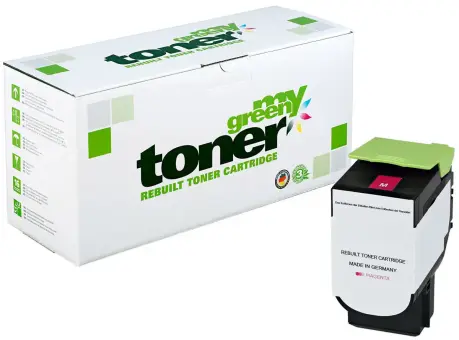 Alternativ Toner für Lexmark 70C0X30 Magenta ca. 4.000 Seiten  (My Green Toner) 