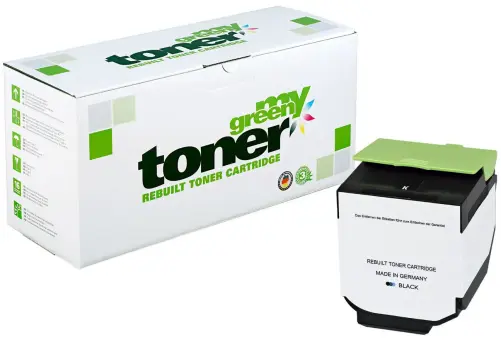 Alternativ Toner für Lexmark 71B20K0 Schwarz ca. 3.000 Seiten  (My Green Toner) 