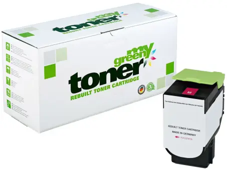 Alternativ Toner für Lexmark 71B2HM0 Magenta ca. 3.500 Seiten  (My Green Toner) 