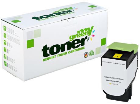 My Green Toner für Lexmark 80C2HY0 Gelb ca. 3.000 Seiten, 