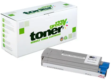 Alternativ Toner für Oki 43324424[HC] Schwarz[HC] ca. 8.000 Seiten  (My Green Toner) 