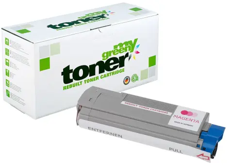 Alternativ Toner für Oki 43381906[HC] Magenta[HC] ca. 8.000 Seiten  (My Green Toner) 