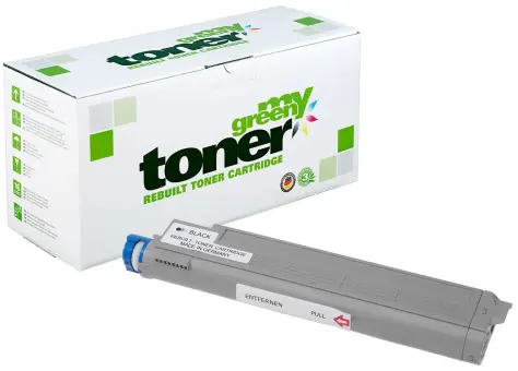Alternativ Toner für Oki 43837132 Schwarz ca. 22.500 Seiten  (My Green Toner) 