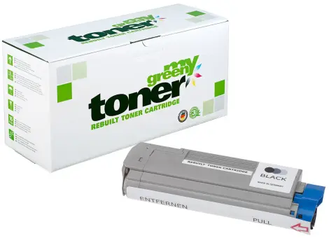 Alternativ Toner für Oki 44315308 Schwarz ca. 8.000 Seiten  (My Green Toner) 