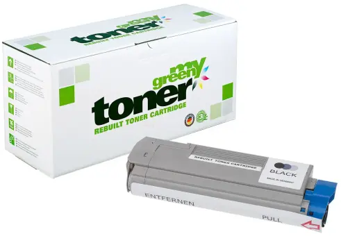 Kompatibel zu Oki 44315320 Schwarz ca. 8.000 Seiten, (My Green) 