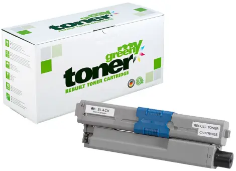 Alternativ Toner für Oki 44973508 Schwarz ca. 7.000 Seiten  (My Green Toner) 