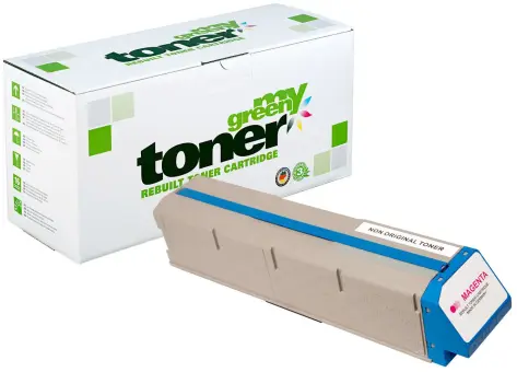 Alternativ Toner für Oki 45536506 Magenta ca. 38.000 Seiten  (My Green Toner) 