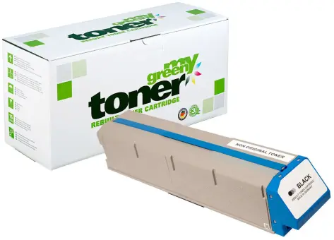Alternativ Toner für Oki 45536508 Schwarz ca. 38.000 Seiten  (My Green Toner) 