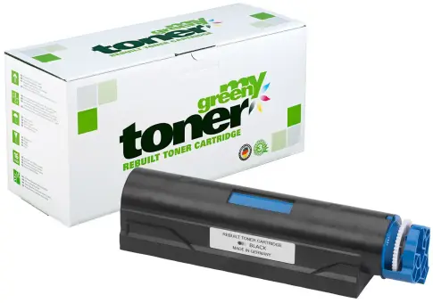 Alternativ Toner für Oki 45807102 Schwarz ca. 3.000 Seiten  (My Green Toner) 