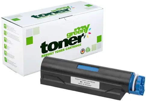 Alternativ Toner für Oki 45807106 Schwarz ca. 7.000 Seiten  (My Green Toner) 