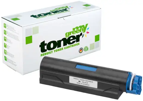 Alternativ Toner für Oki 45807116 Schwarz ca. 12.000 Seiten  (My Green Toner) 