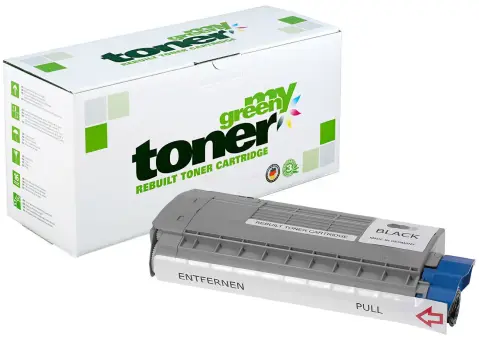 Alternativ Toner für Oki 46507616 Schwarz ca. 11.000 Seiten  (My Green Toner) 