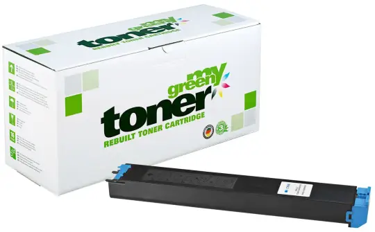 Alternativ Toner für Sharp MX-23GTCA Cyan ca. 10.000 Seiten  (My Green Toner) 
