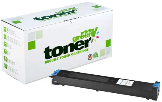 Alternativ Toner für Sharp MX-31GTCA Cyan ca. 15.000 Seiten  (My Green Toner) 