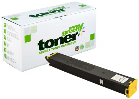 Alternativ Toner für Sharp MX-61GTYA Yellow ca. 24.000 Seiten  (My Green Toner) 