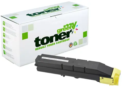 Alternativ Toner für Utax 653010016 Yellow ca. 15.000 Seiten  (My Green Toner) 