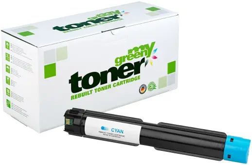 Alternativ Toner für Xerox 006R01460 Cyan ca. 15.000 Seiten  (My Green Toner) 