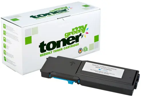 Alternativ Toner für Xerox 106R03530 Cyan ca. 8.000 Seiten  (My Green Toner) 