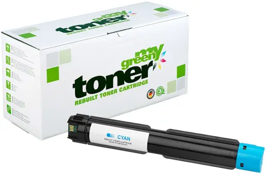 Alternativ Toner für Xerox 106R03740 Cyan ca. 16.500 Seiten  (My Green Toner) 