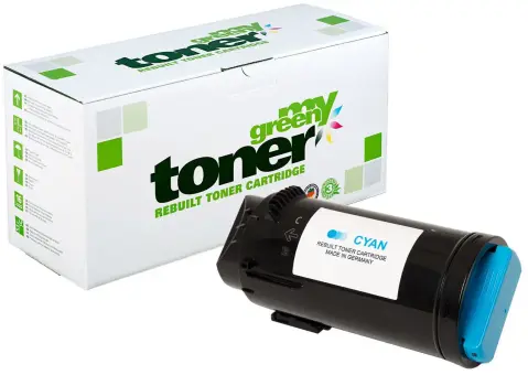 Alternativ Toner für Xerox 106R03873 Cyan ca. 9.000 Seiten  (My Green Toner) 