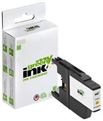 My Green Toner Tintenpatrone für Brother LC1220Y LC1240Y Yellow ca. 600 Seiten 