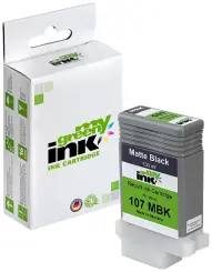 Kompatibel zu Canon 6704B001 PFI-107MBK Schwarz ca. 130 ml (My Green) 