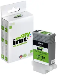 Kompatibel zu Canon PFI-107BK 6705B001 Schwarz ca. 130 ml (My Green) 