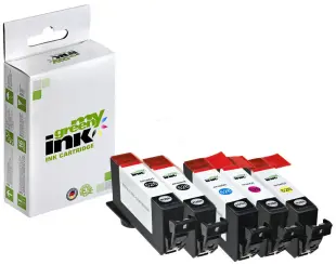 Kompatibel zu Canon CL-I526MP ml 1 x 19 (My Green) 