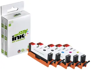 Alternativ Tintenpatrone für Canon CLI551MPXL ml 1 x 17  (My Green Toner) 