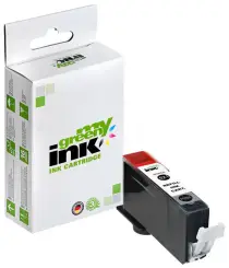 Alternativ Tintenpatrone für Canon CLI-521BK Schwarz ca. 1.250 Seiten  (My Green Toner) 