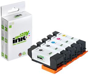 My Green Toner Tintenpatrone für Epson C13T33574010 33XL KIT(2*BK+C+M+Y) 