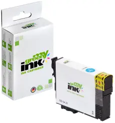 Alternativ Tintenpatrone für Epson C13T34724010 34XL Cyan ca. 950 Seiten  (My Green Toner) 