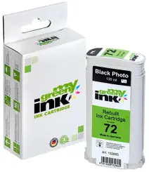 Alternativ Tintenpatrone für HP C9370A No. Schwarz HP72 130 ml Photo  (My Green Toner) 