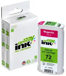 Alternativ Tintenpatrone für HP C9372A No. Magenta HP72 ca. 130 ml  (My Green Toner) 