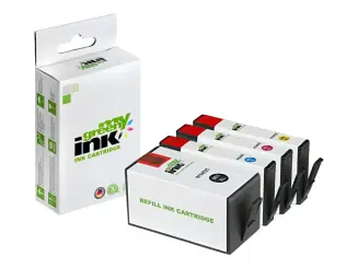 Kompatibel zu HP903XL 4 Druckerpatronen KIT BK+ C+M+Y (My Green) 