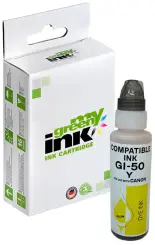 Alternativ Tintenflasche für Canon GI-50Y / 3405C001 Yellow Inhalt 70 ml  (My Green Toner) 